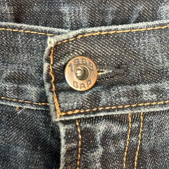 GAP Men's 1969 Standard Vintage Ringspun Denim Jeans 100% Cotton Zip Fly 38x32 - Picture 7 of 13